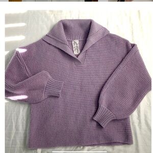 Sadie & Sage Knit Pullover with Collar